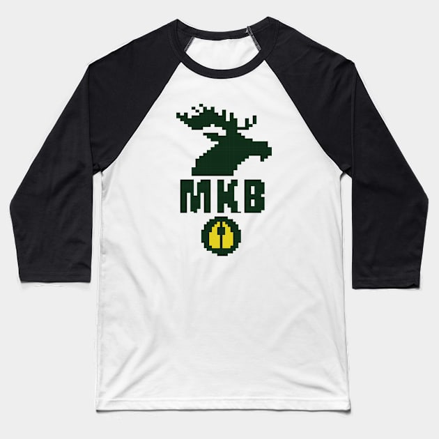 MKB 8 BIT 2020 Baseball T-Shirt by shortdesign